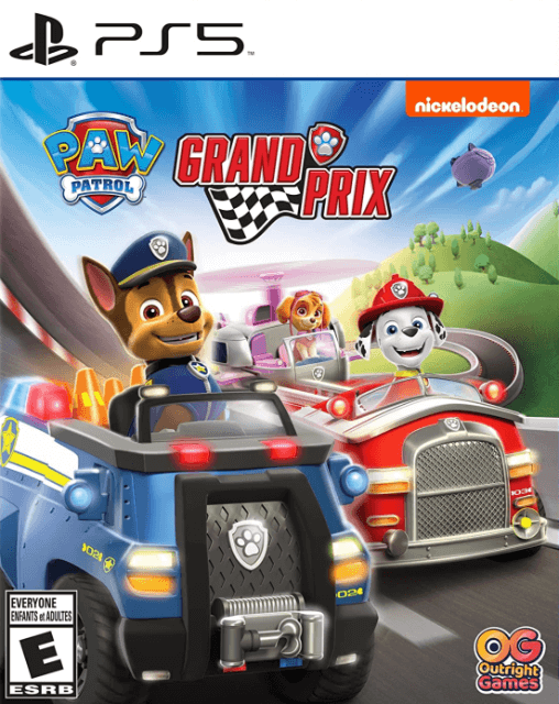 Paw Patrol Grand Prix box art for Playstation 5